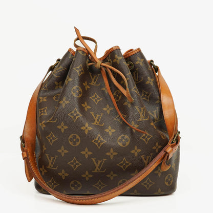 Louis Vuitton Petit Noé Malletier Schultertasche aus Monogram Canvas