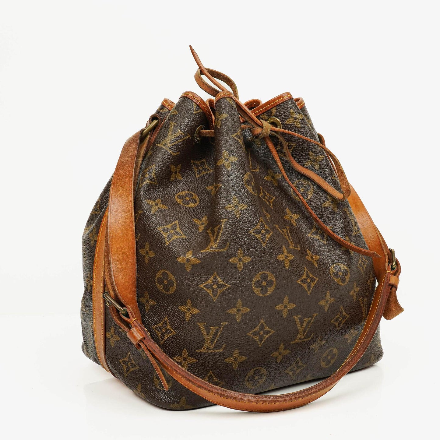 Louis Vuitton Petit Noé Malletier Schultertasche aus Monogram Canvas