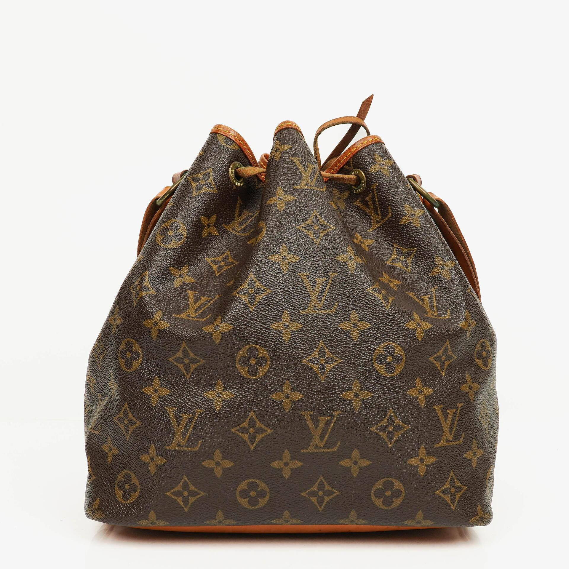 Louis Vuitton Petit Noé Malletier Schultertasche aus Monogram Canvas
