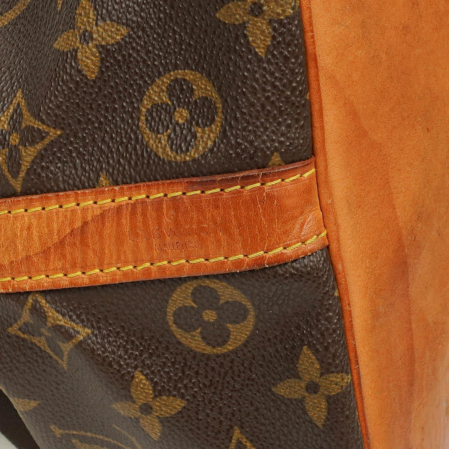 Louis Vuitton Petit Noé Malletier Schultertasche aus Monogram Canvas