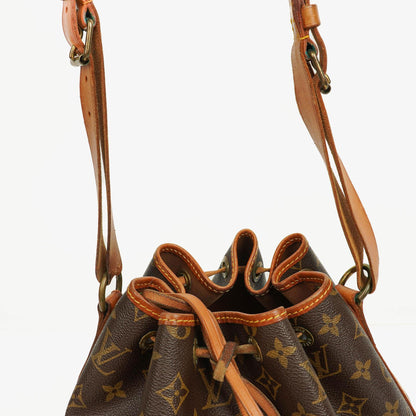 Louis Vuitton Petit Noé Malletier Schultertasche aus Monogram Canvas