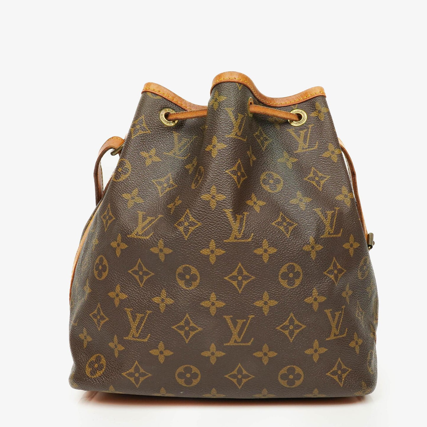 Louis Vuitton Petit Noé Malletier Monogram Canvas Schultertasche
