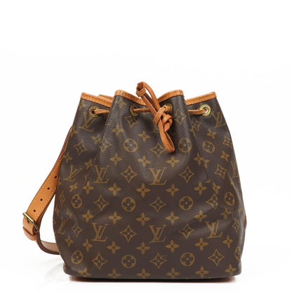 Louis Vuitton Petit Noe Monogramm Canvas Schultertasche