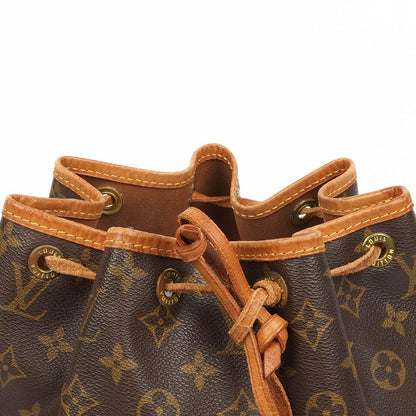 Louis Vuitton Petit Noe Monogramm Canvas Schultertasche