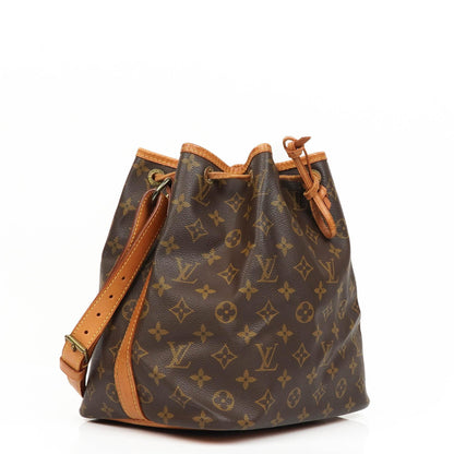 Louis Vuitton Petit Noe Monogramm Canvas Schultertasche