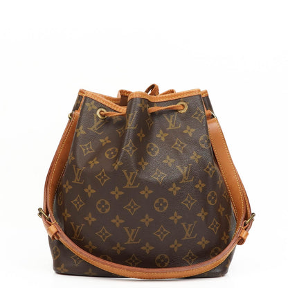 Louis Vuitton Petit Noe Monogramm Canvas Schultertasche