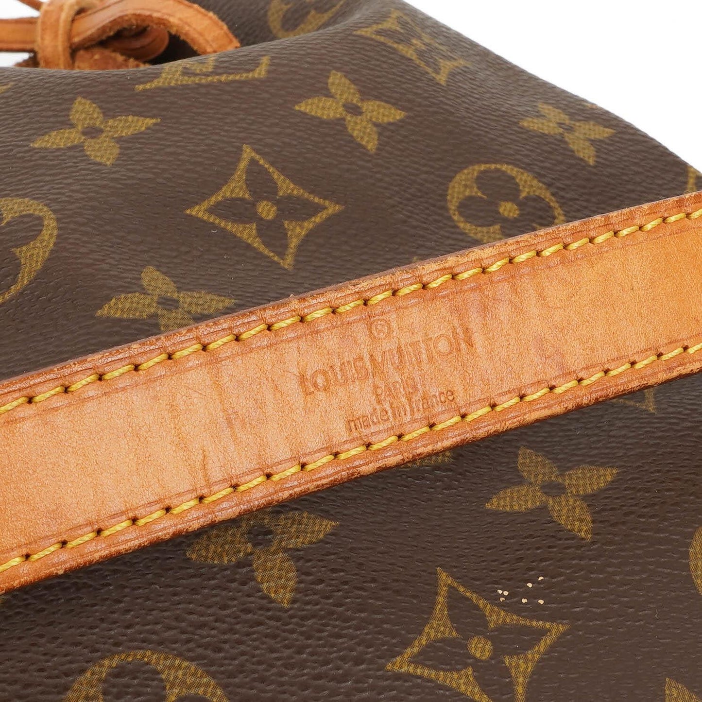 Louis Vuitton Petit Noe Monogramm Canvas Schultertasche