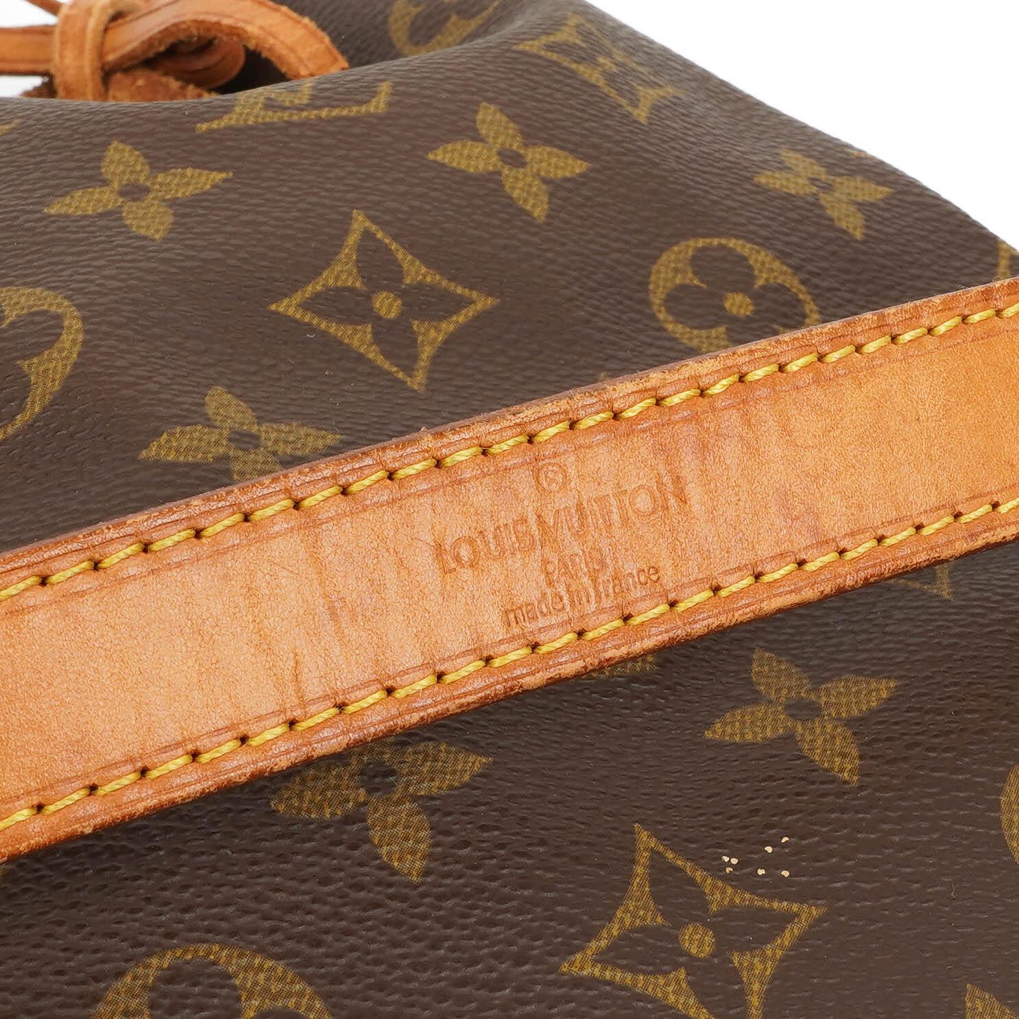 Louis Vuitton Petit Noe Monogramm Canvas Schultertasche