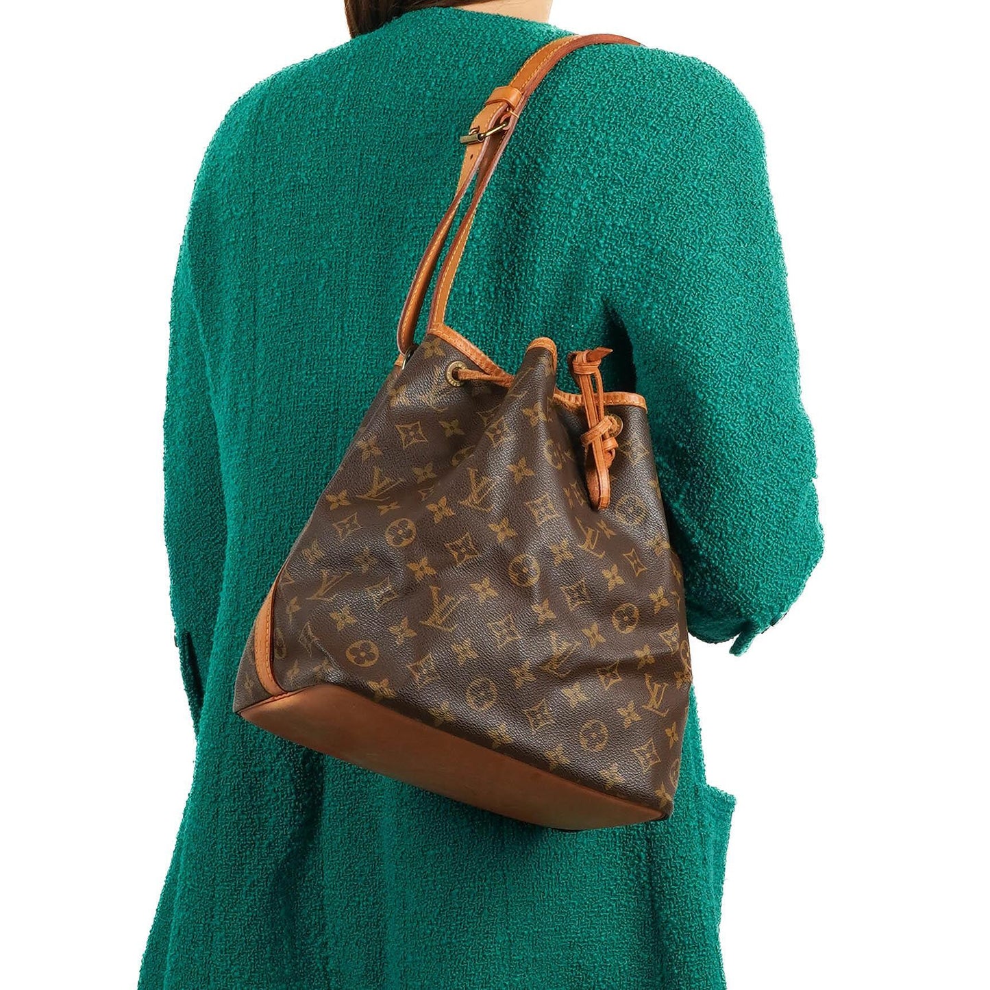 Louis Vuitton Petit Noe Monogramm Canvas Schultertasche