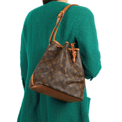 Louis Vuitton Petit Noe Monogramm Canvas Schultertasche