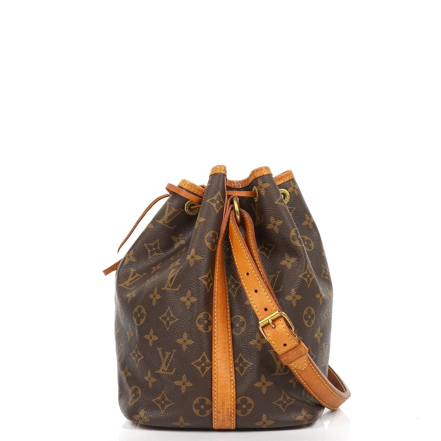 Louis Vuitton Petit Noe Monogram Canvas Schultertasche Gut