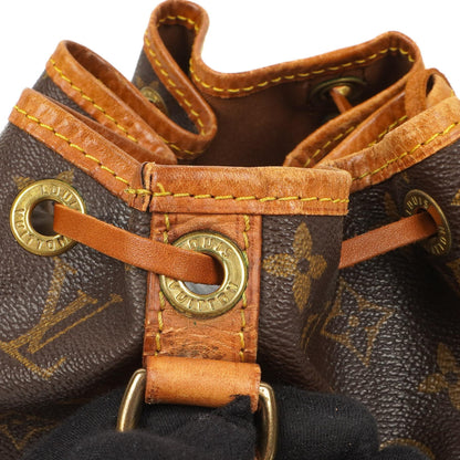 Louis Vuitton Petit Noe Monogram Canvas Schultertasche Gut
