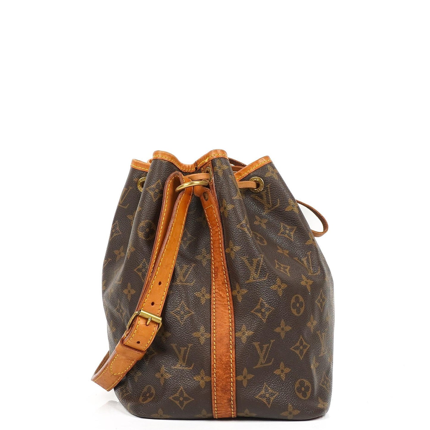 Louis Vuitton Petit Noe Monogram Canvas Schultertasche Gut