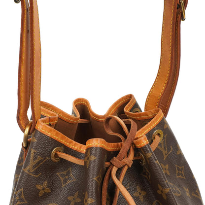 Louis Vuitton Petit Noe Monogram Canvas Schultertasche Gut