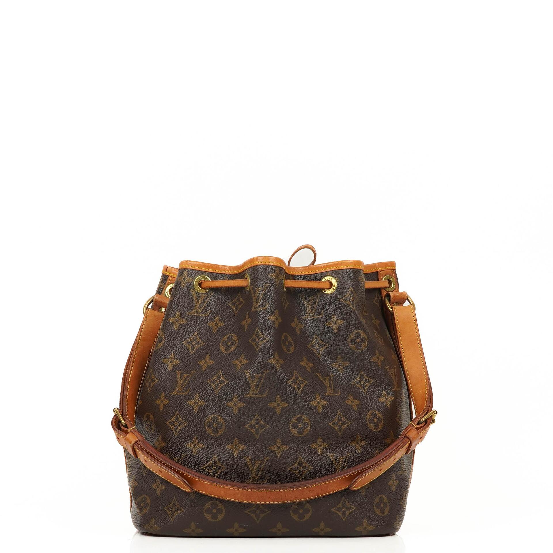 Louis Vuitton Petit Noe Monogram Canvas Schultertasche Gut