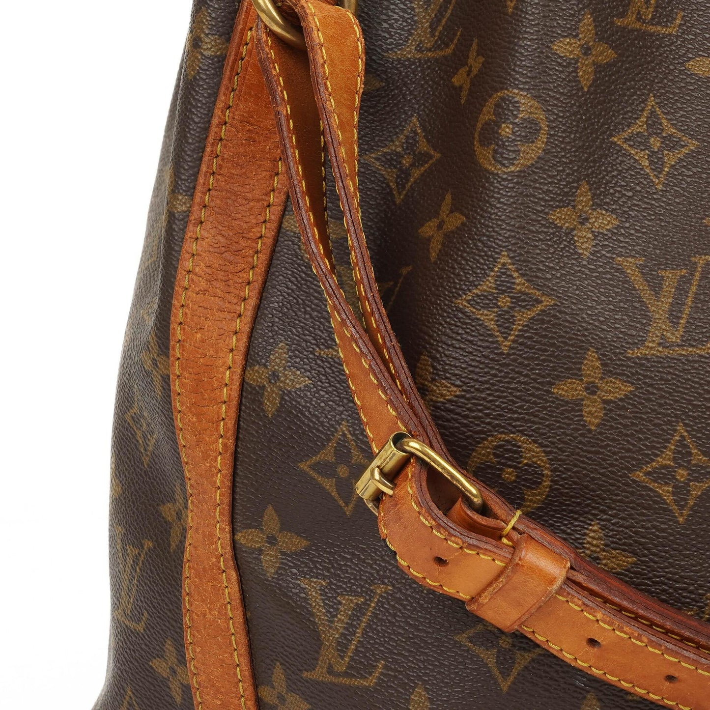 Louis Vuitton Petit Noe Monogram Canvas Schultertasche Gut