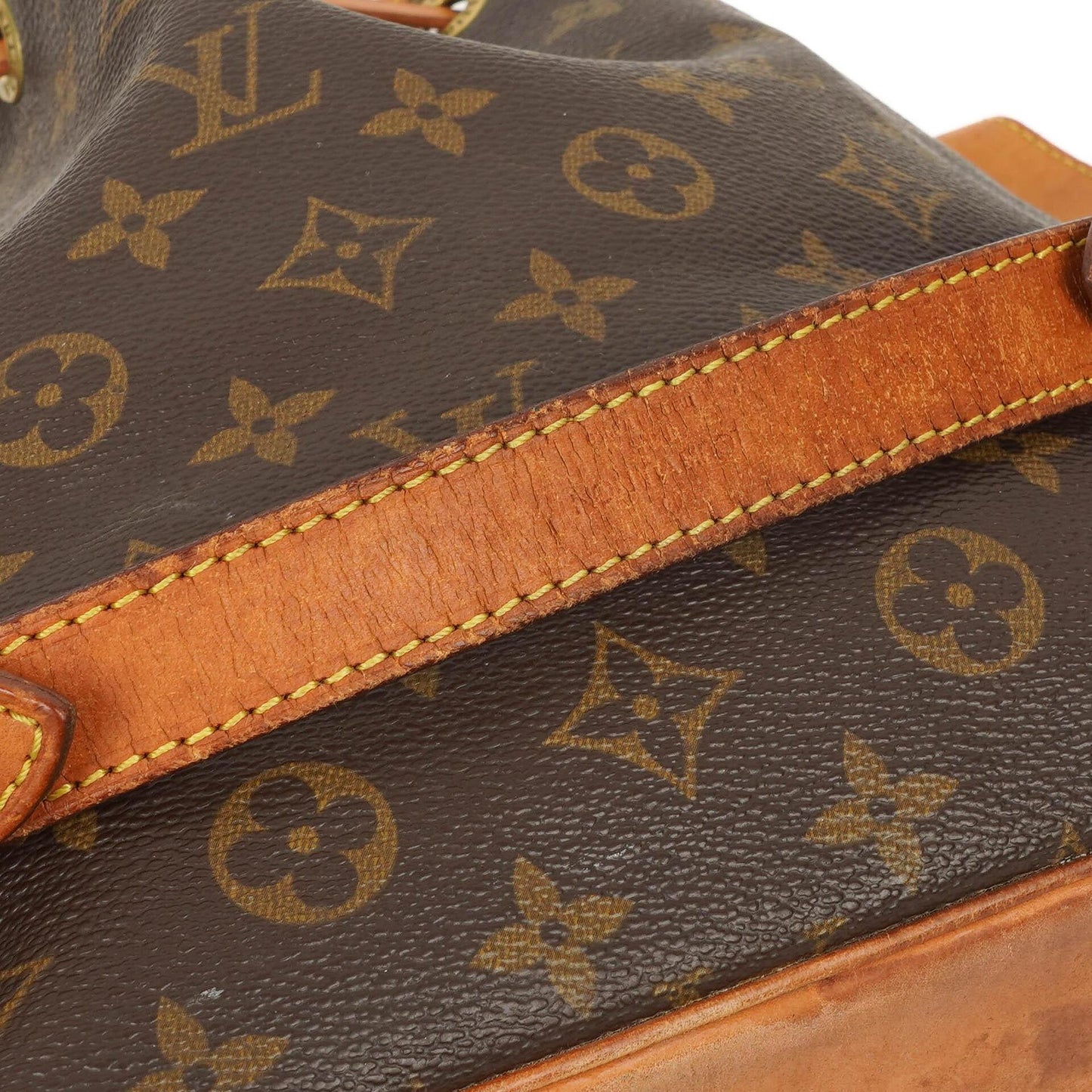 Louis Vuitton Petit Noe Monogram Canvas Schultertasche Gut