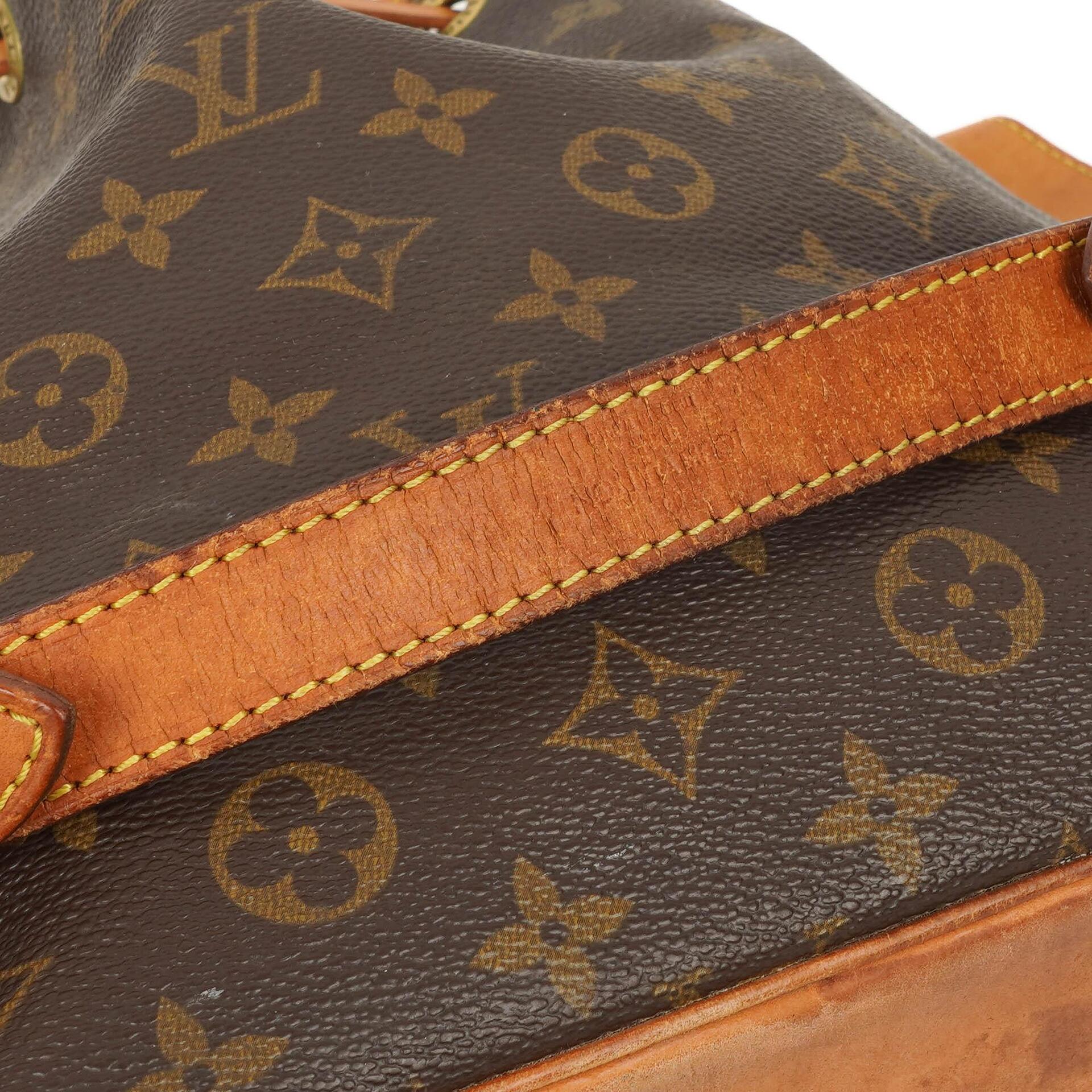 Louis Vuitton Petit Noe Monogram Canvas Schultertasche Gut