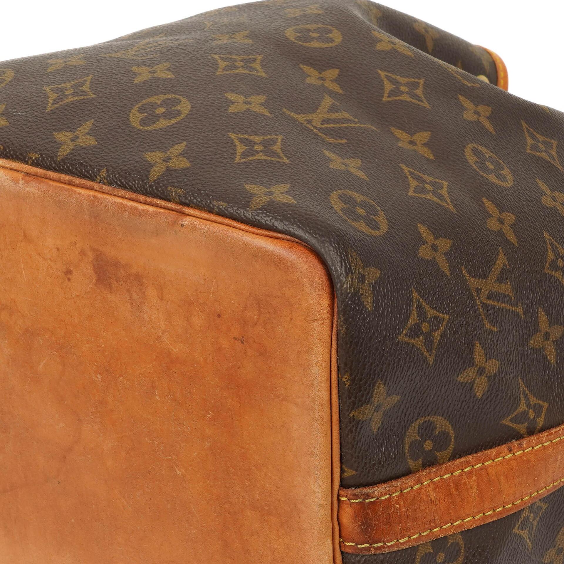 Louis Vuitton Petit Noe Monogram Canvas Schultertasche Gut