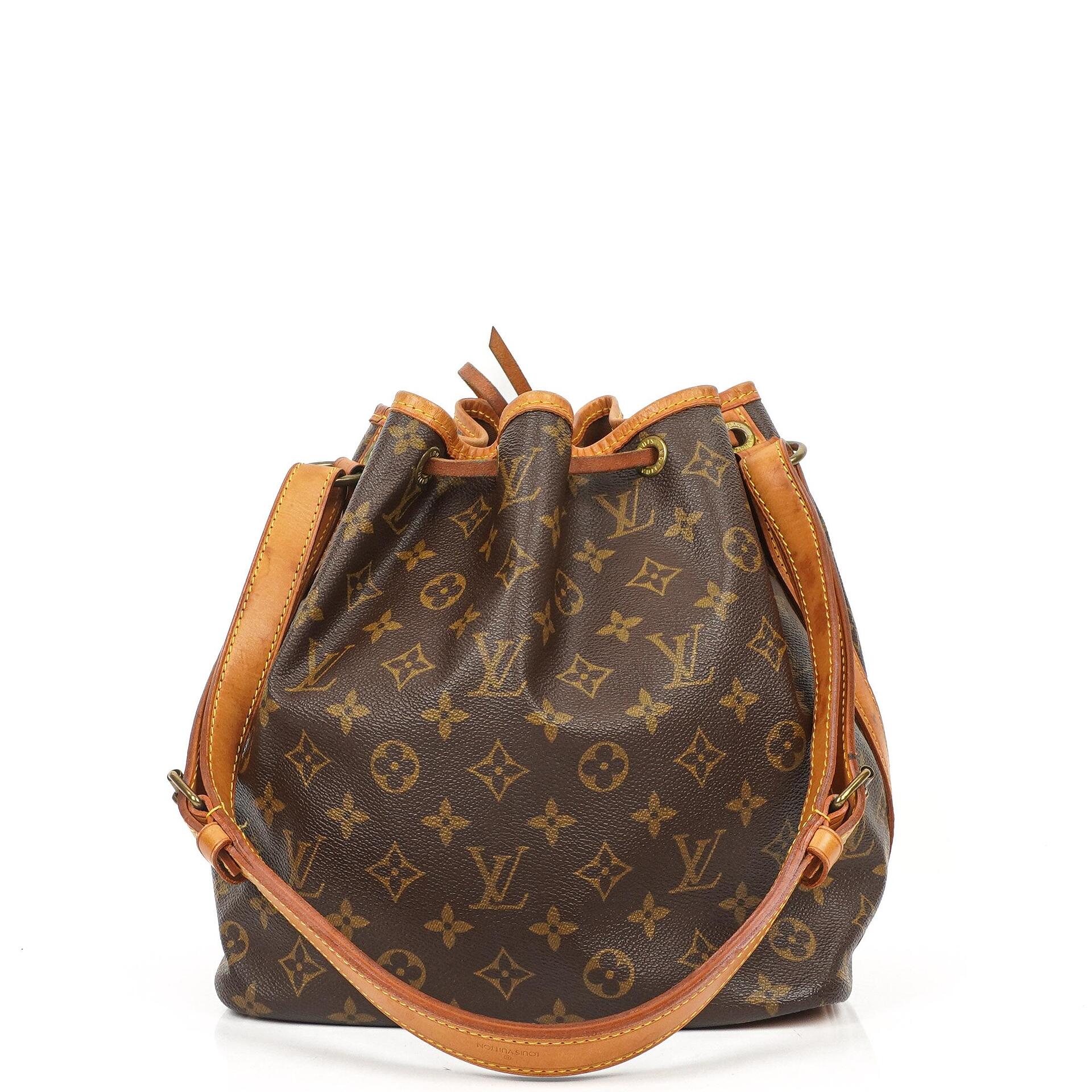 Louis Vuitton Petit Noe Monogram Canvas Schultertasche