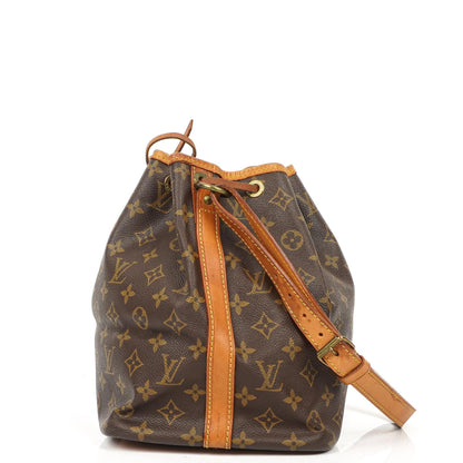 Louis Vuitton Petit Noe Monogram Canvas Schultertasche
