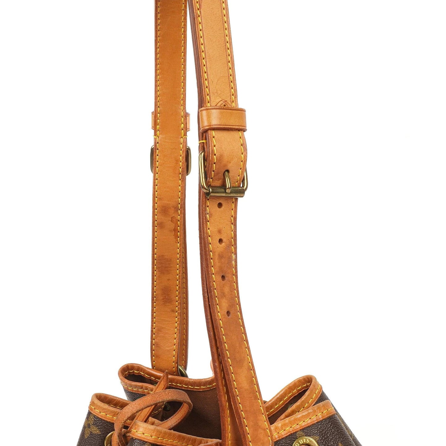 Louis Vuitton Petit Noe Monogram Canvas Schultertasche