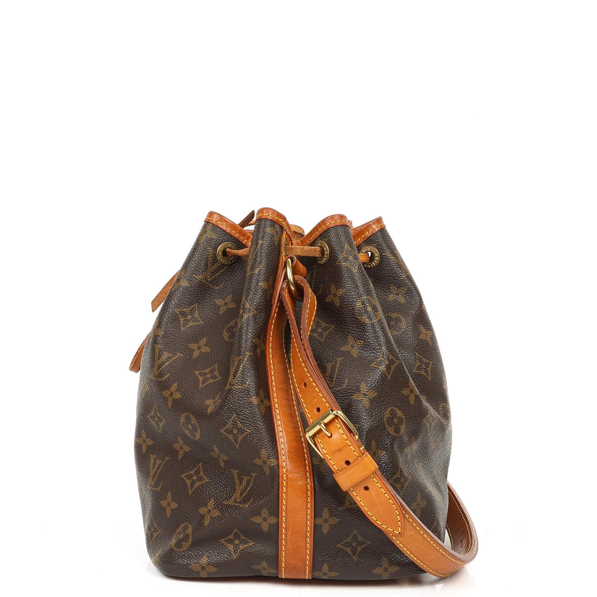 Louis Vuitton Petit Noe Schultertasche aus Monogram Canvas