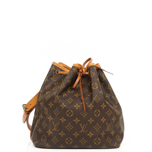 Louis Vuitton Petit Noe Schultertasche aus Monogram Canvas