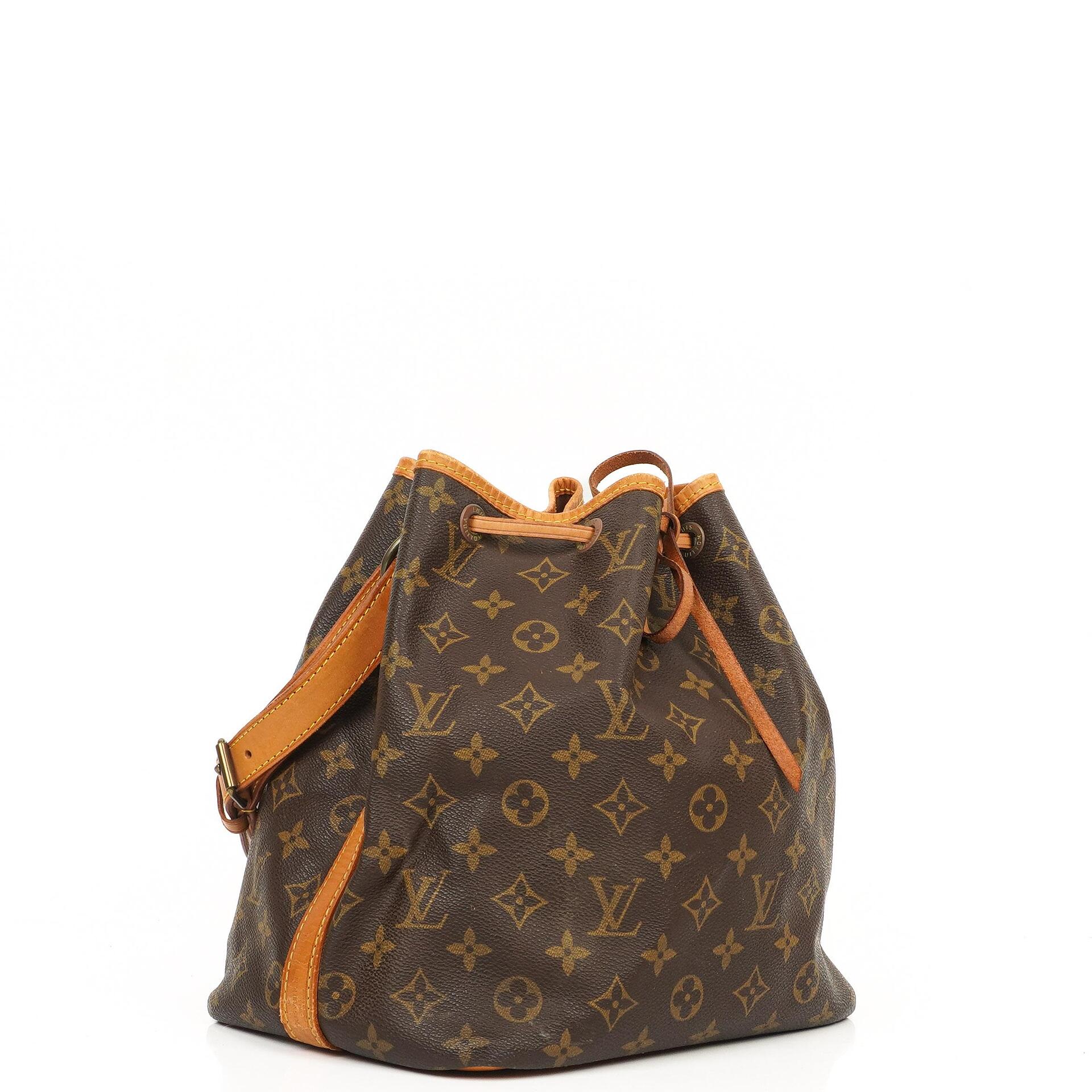 Louis Vuitton Petit Noe Schultertasche aus Monogram Canvas