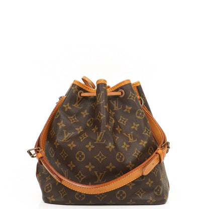 Louis Vuitton Petit Noe Schultertasche aus Monogram Canvas