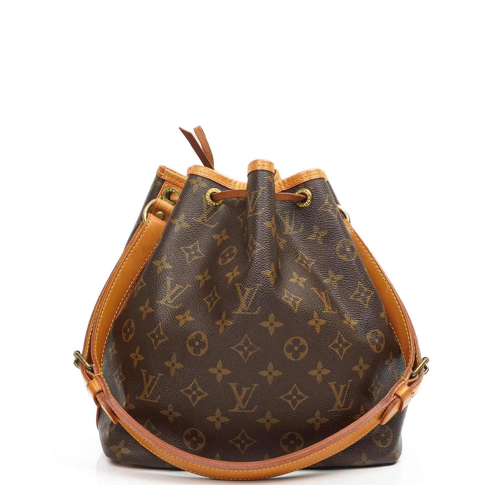 Louis Vuitton Petit Noe Monogramm Canvas Schultertasche