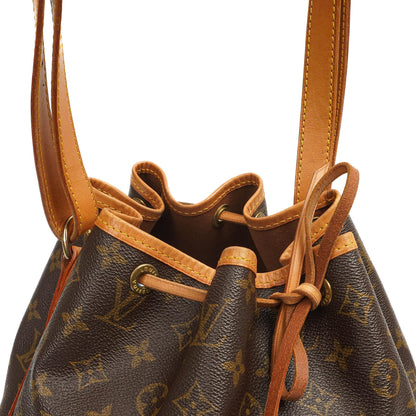 Louis Vuitton Petit Noe Monogramm Canvas Schultertasche
