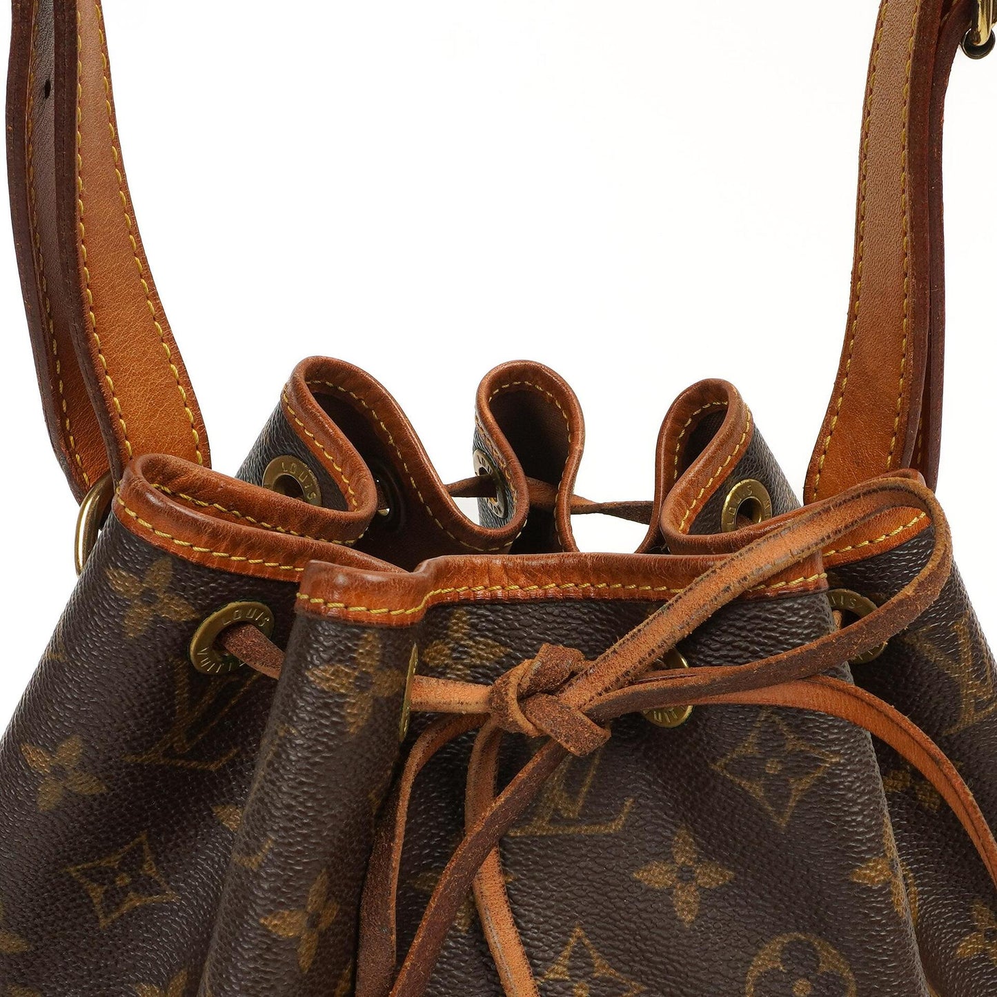 Louis Vuitton Petit Noe Monogramm Canvas Schultertasche
