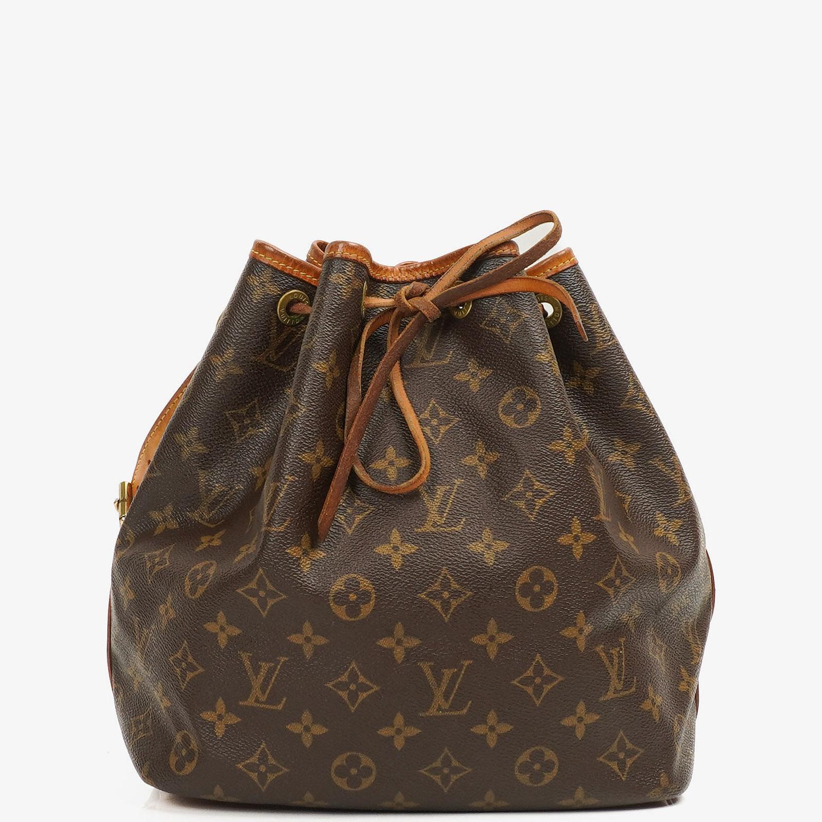 Louis Vuitton Petit Noe Monogramm Canvas Schultertasche