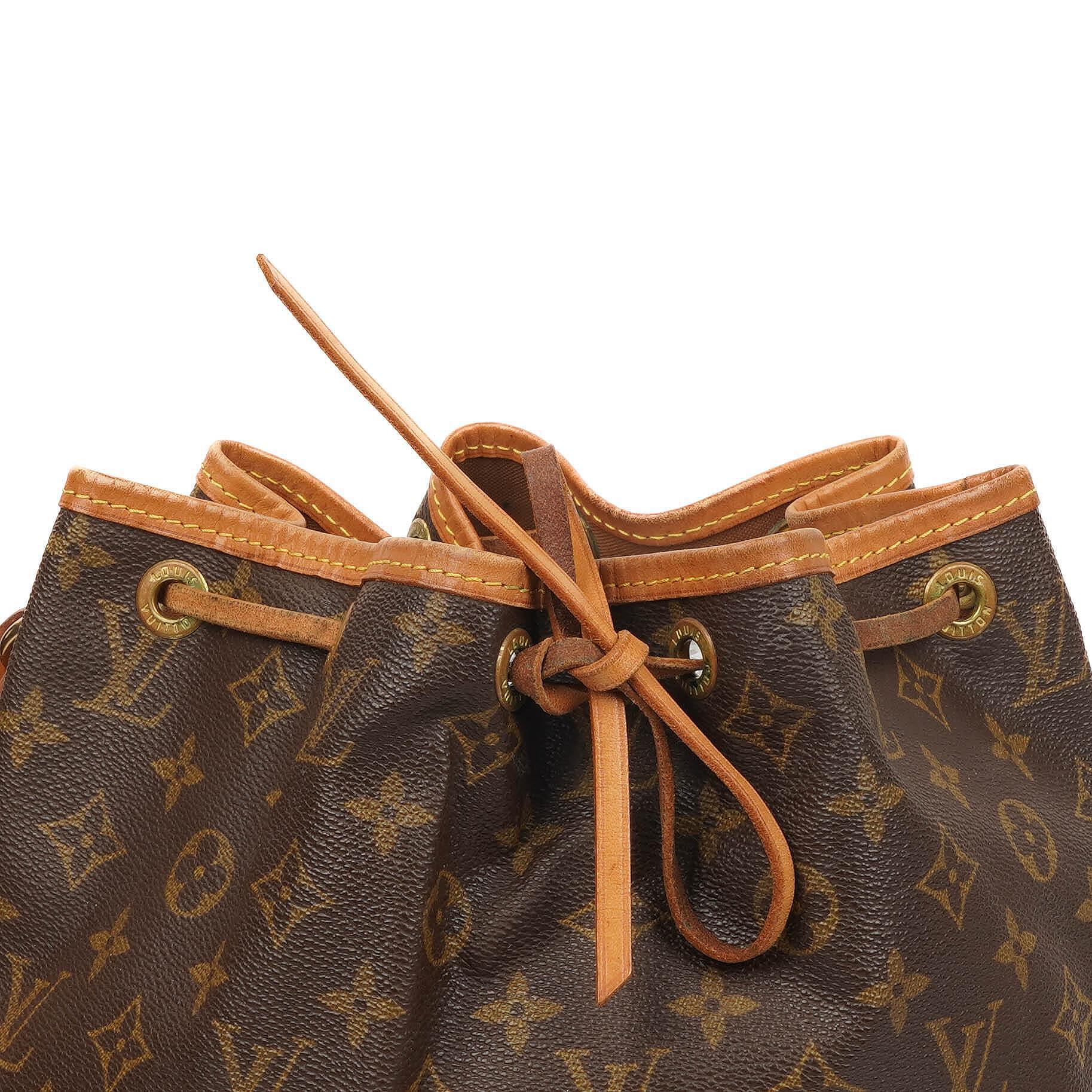 Louis Vuitton Petit Noe Monogram Canvas Schultertasche, 1992