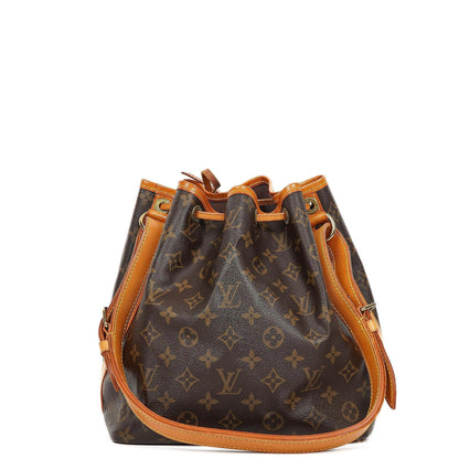 Louis Vuitton Petit Noe Schultertasche aus Monogram Canvas