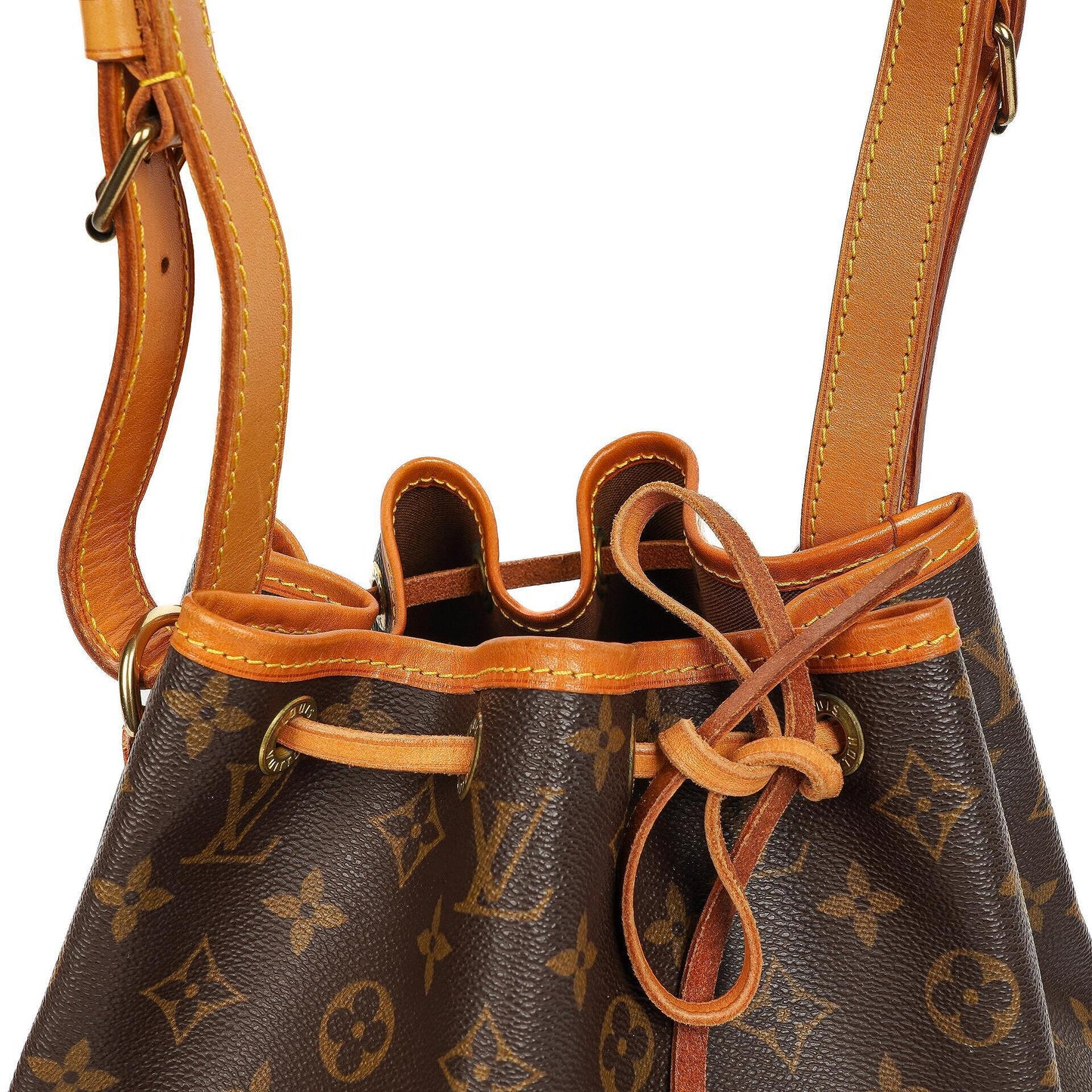 Louis Vuitton Petit Noe Schultertasche aus Monogram Canvas