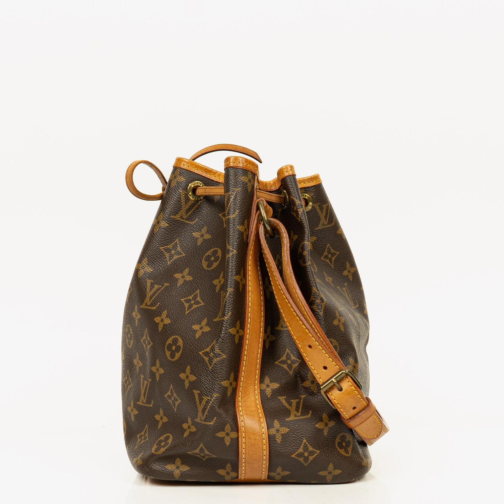 Louis Vuitton Petit Noe Schultertasche aus Monogramm Canvas