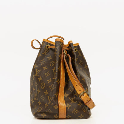 Louis Vuitton Petit Noe Schultertasche aus Monogramm Canvas