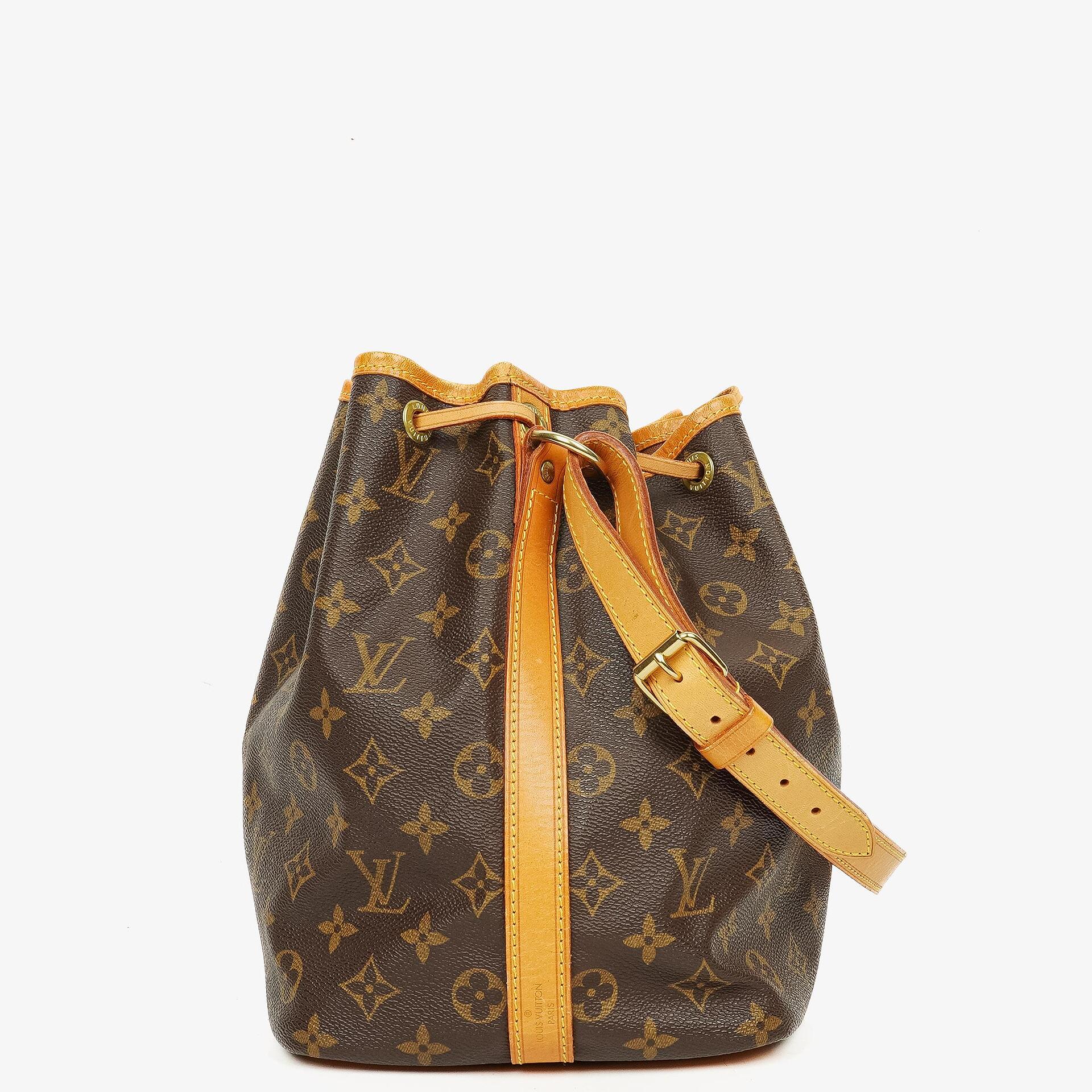 Louis Vuitton Petit Noé Schultertasche aus Monogram Canvas