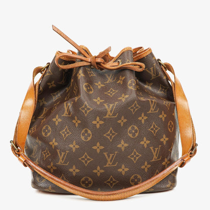 Louis Vuitton Petit Noé Schultertasche aus Monogram Canvas