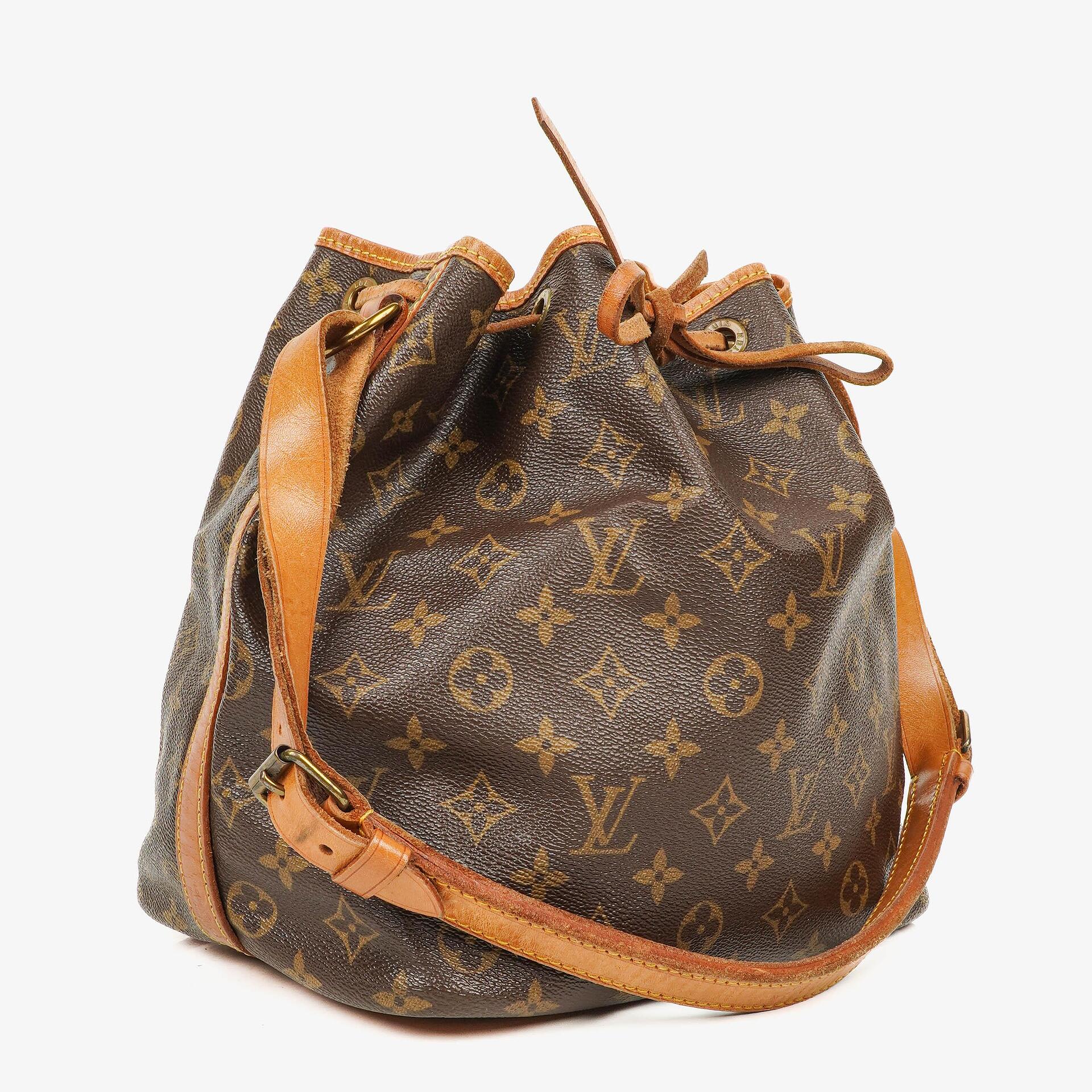 Louis Vuitton Petit Noé Schultertasche aus Monogram Canvas