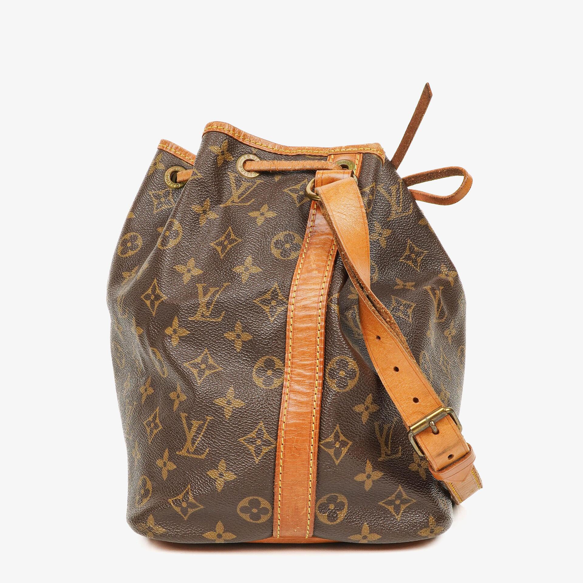 Louis Vuitton Petit Noé Schultertasche aus Monogram Canvas