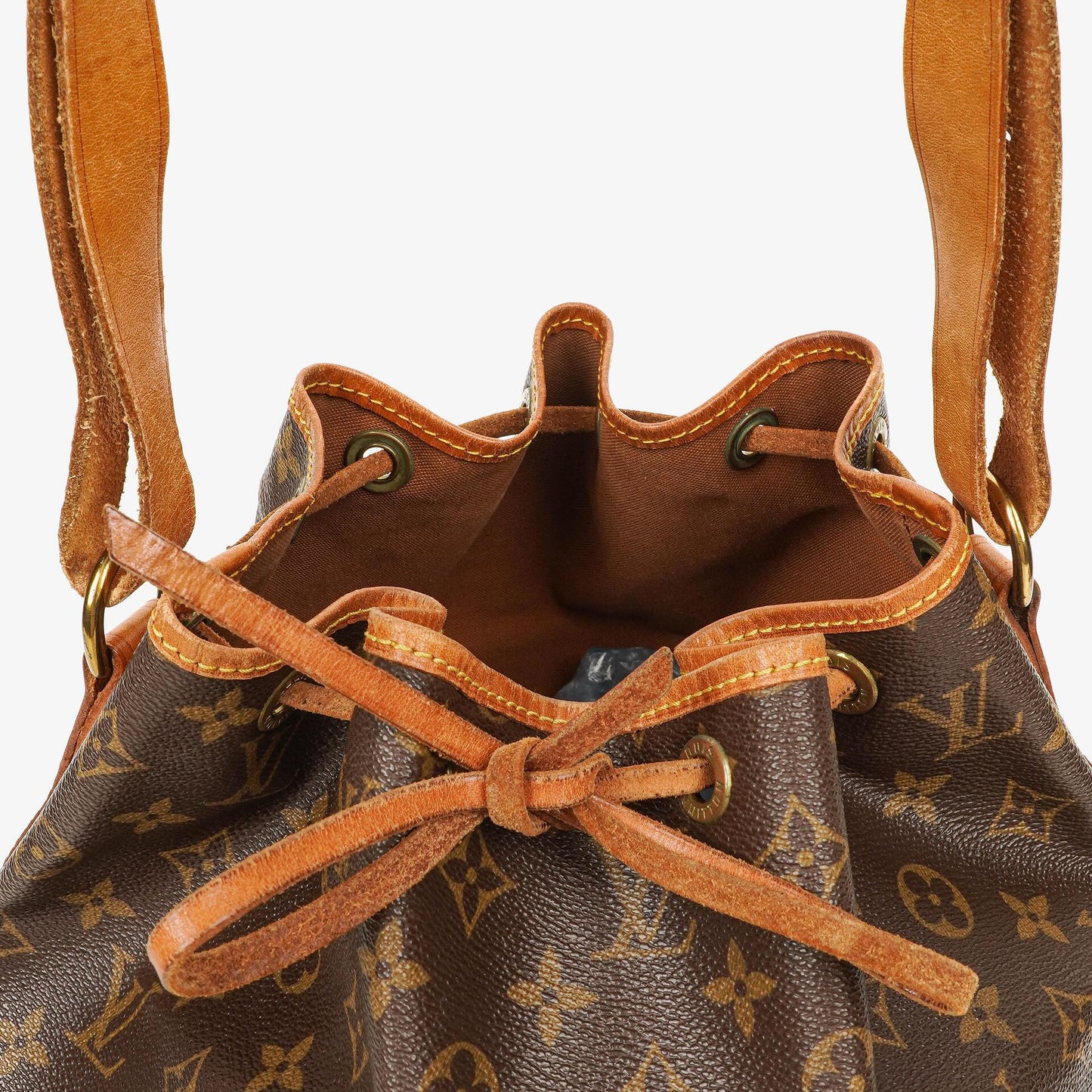 Louis Vuitton Petit Noé Schultertasche aus Monogram Canvas