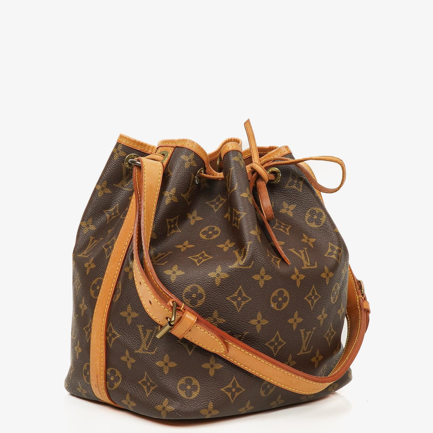 Louis Vuitton Petit Noe Schultertasche aus Monogram Canvas
