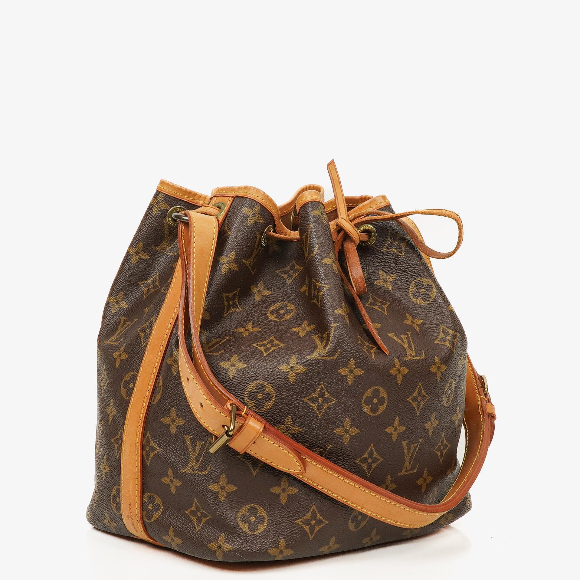 Louis Vuitton Petit Noe Schultertasche aus Monogram Canvas