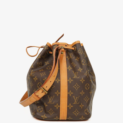 Louis Vuitton Petit Noe Schultertasche aus Monogram Canvas