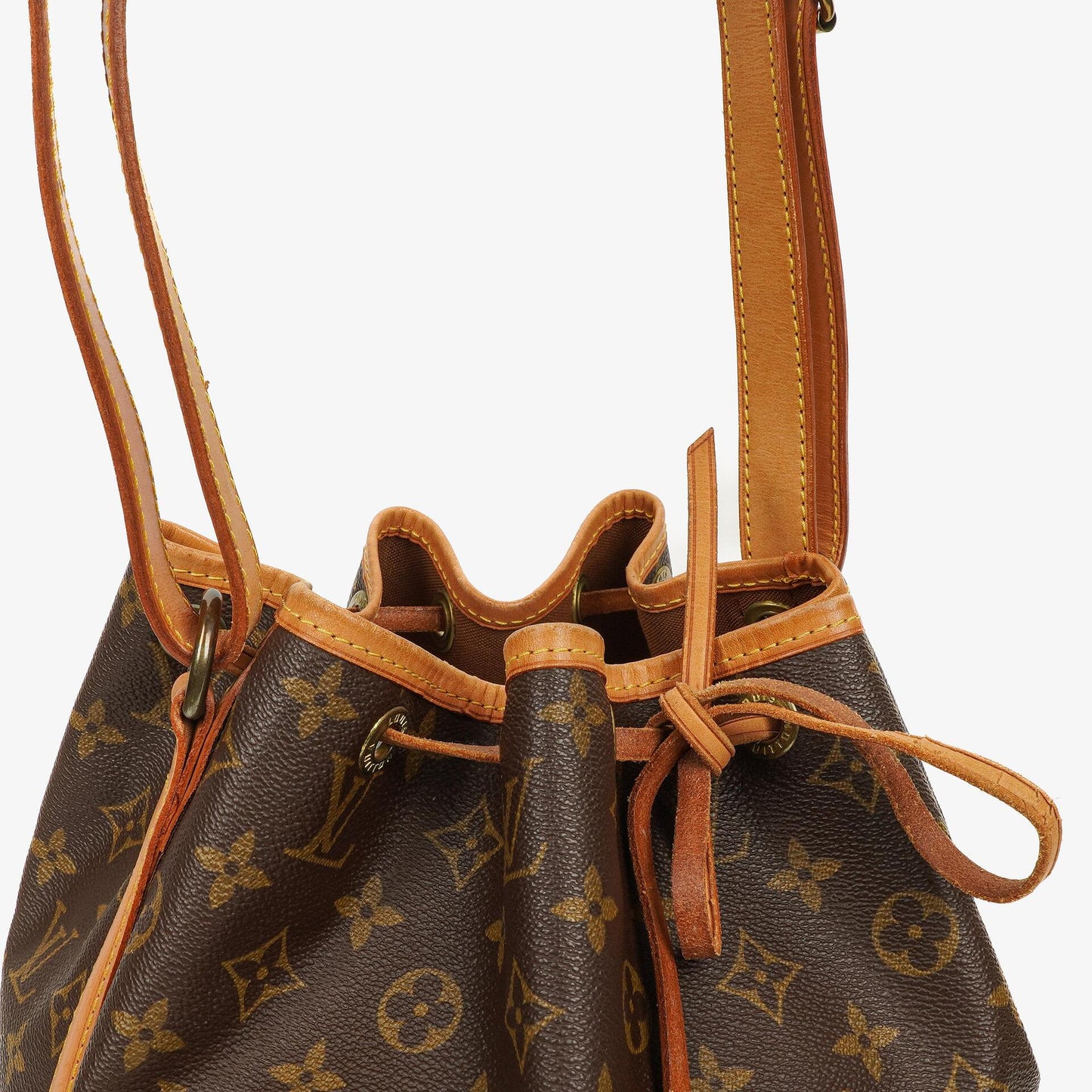 Louis Vuitton Petit Noe Schultertasche aus Monogram Canvas