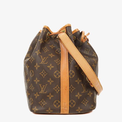 Louis Vuitton Petit Noé Schultertasche aus Monogram Canvas
