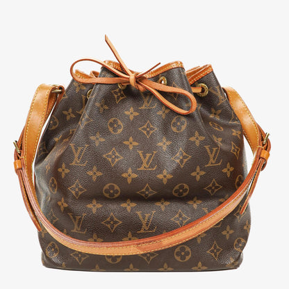 Louis Vuitton Petit Noe Schultertasche aus Monogram Canvas